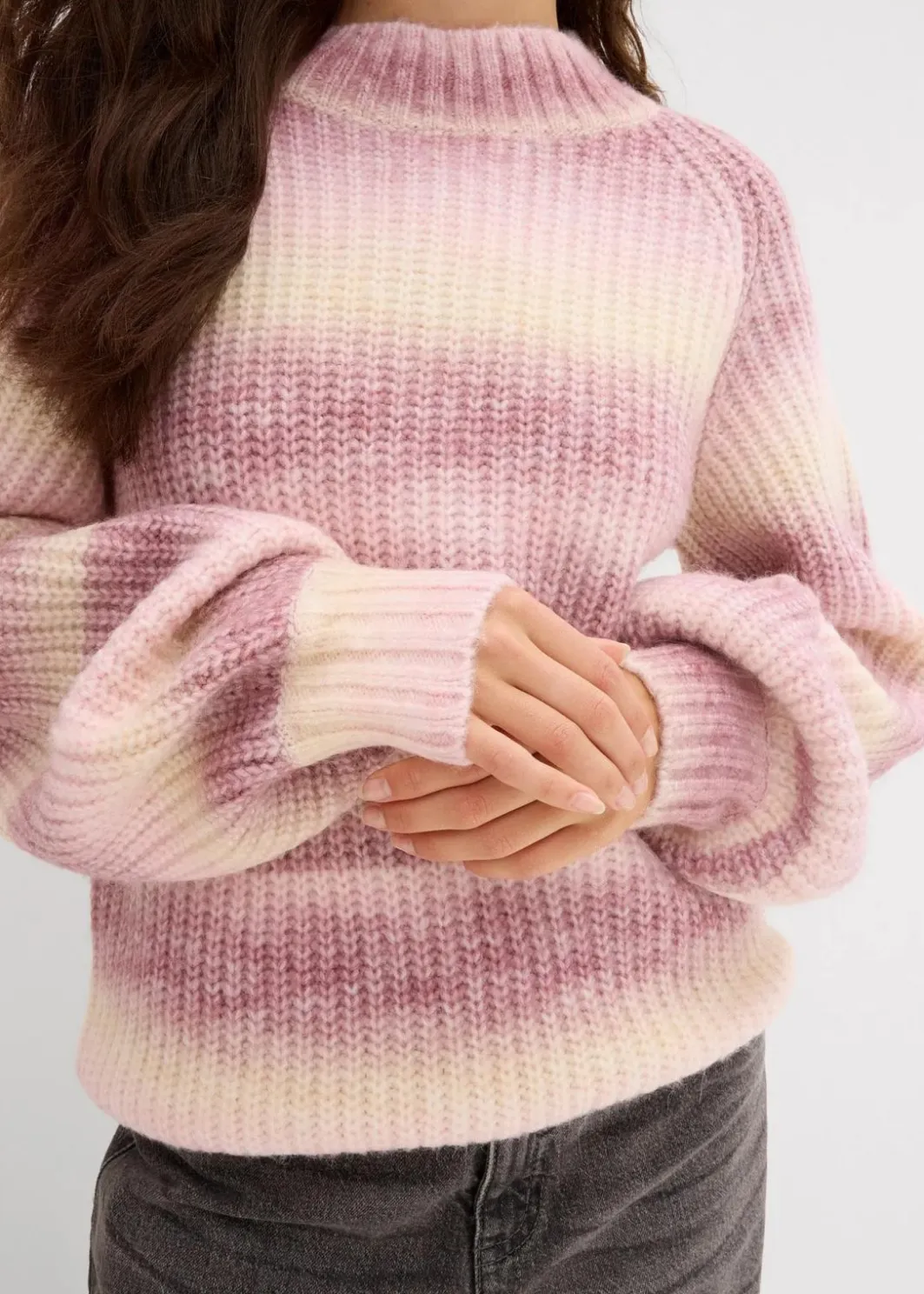 New Grobstrick-Pullover aus weichem Woll-Mix Damen Pullover & Strickjacken|Strickmode