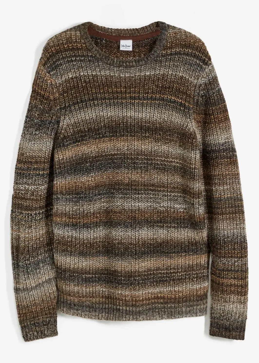 Clearance Grobstrick-Pullover in Querstreifen Herren Große Größen|Pullover & Strickjacken