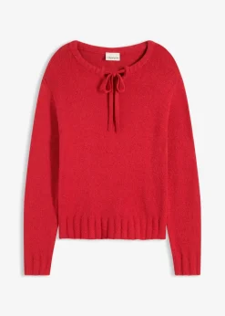 Hot Grobstrick-Pullover mit Bindelösung Damen Bekleidung·Umstandsmode|Bekleidung·Jeans
