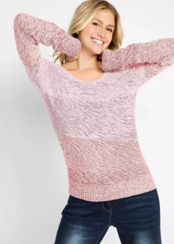 Damen bonprix Bekleidung·Umstandsmode|Bekleidung·Jeans|Grobstrick-Pullover mit Farbverlauf