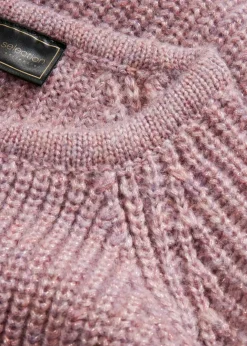 Damen bonprix Bekleidung·Umstandsmode|Bekleidung·Jeans|Grobstrickpullover mit Glanzgarn