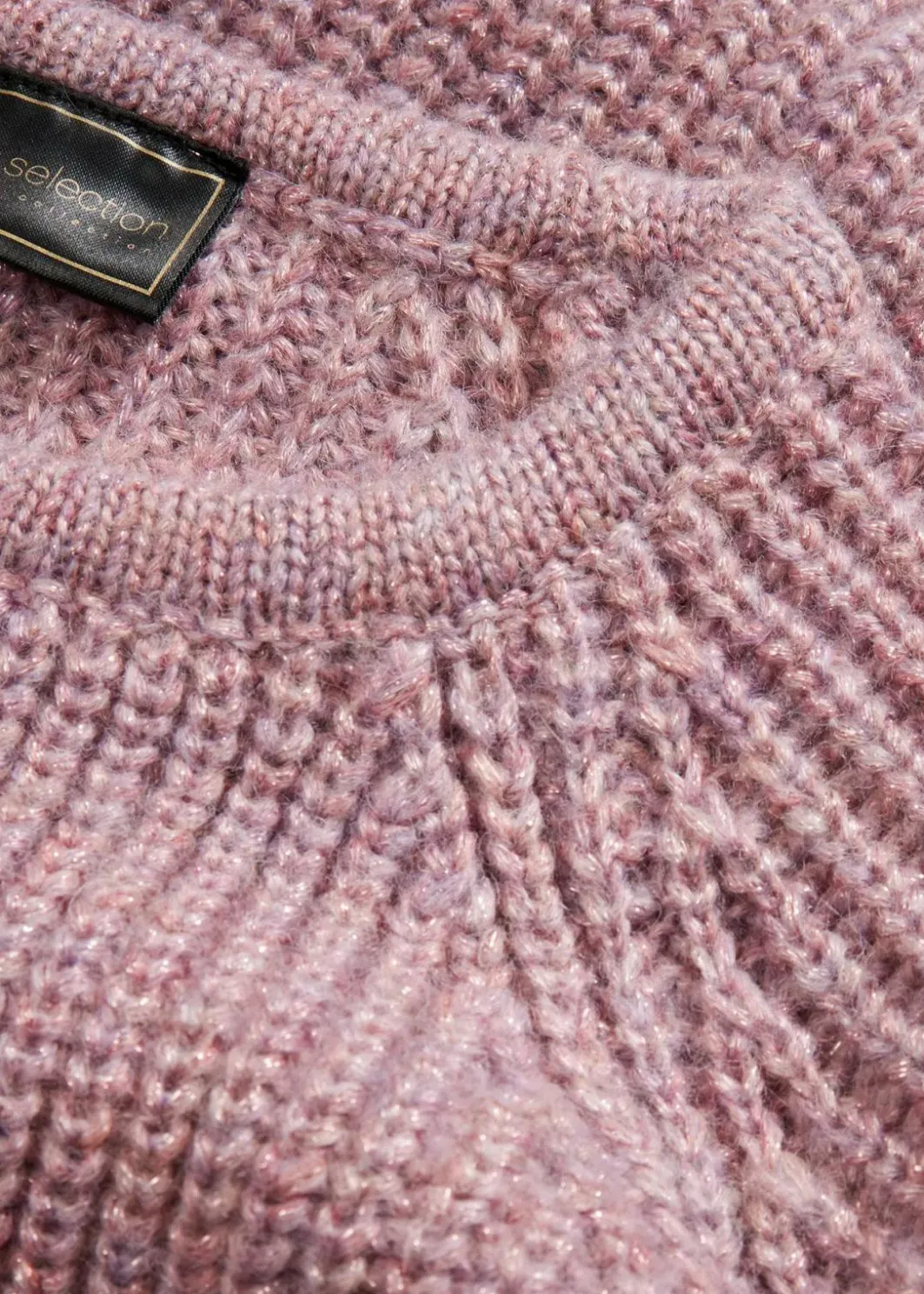 Damen bonprix Bekleidung·Umstandsmode|Bekleidung·Jeans|Grobstrickpullover mit Glanzgarn