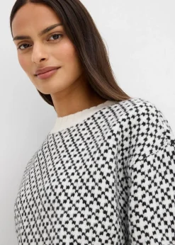 Damen bonprix Bekleidung·Umstandsmode|Bekleidung·Jeans|Grobstrick-Pullover mit Wollanteil
