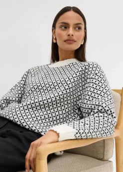 Damen bonprix Bekleidung·Umstandsmode|Bekleidung·Jeans|Grobstrick-Pullover mit Wollanteil