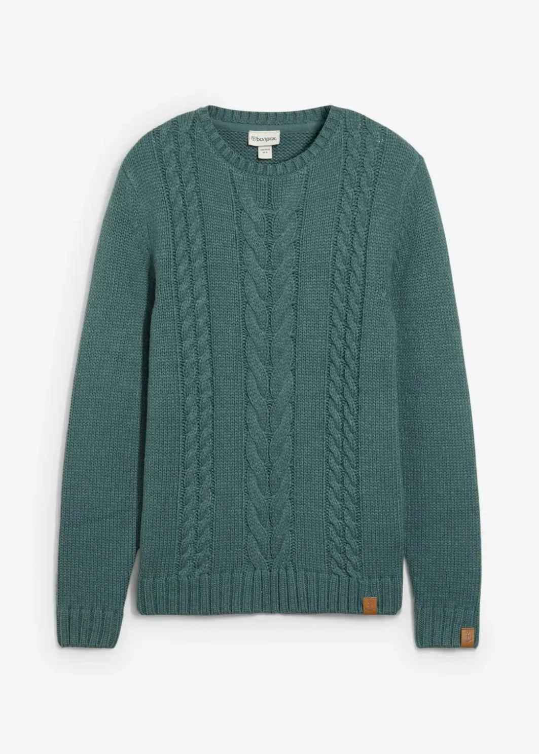 Sale Grobstrick-Pullover mit Zopfmuster Herren Große Größen|Pullover & Strickjacken