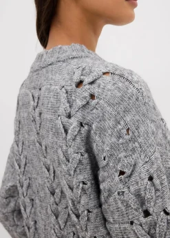 Damen bonprix Bekleidung·Umstandsmode|Strickmode|Grobstrick-Pullover mit Zopfmuster