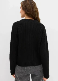 Damen bonprix Bekleidung·Umstandsmode|Strickmode|Grobstrick-Pullover mit Zopfmuster