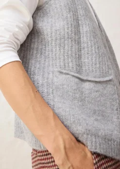 Damen bonprix Bekleidung·Umstandsmode|Premium|Grobstrickweste mit Alpakawolle