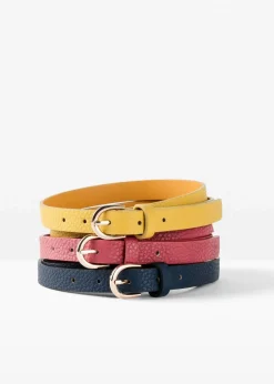 Damen bonprix Gürtel|Gürtel (3er Pack)