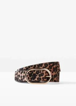 Damen bonprix Gürtel|Schuhe & Accessoires In Spezialgrößen·Gürtel|Gürtel in Leopardenoptik