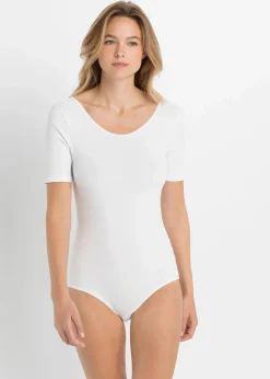 Online Halbarm Body mit Baumwolle Damen Bodies|Baumwollunterwäsche