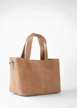 Damen bonprix Taschen|Handtasche aus Veloursleder