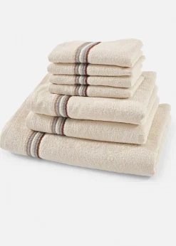 Clearance Handtuch mit gestreiften Details Handtücher
