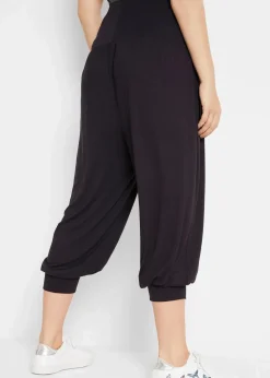 Best Haremshose aus softem Viskose-Mix Damen Bekleidung·Kleider|Hosen