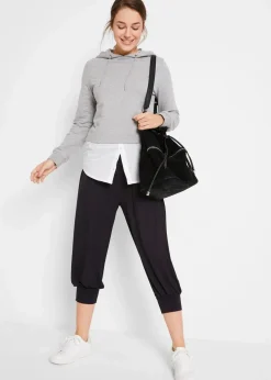 Best Haremshose aus softem Viskose-Mix Damen Bekleidung·Kleider|Hosen