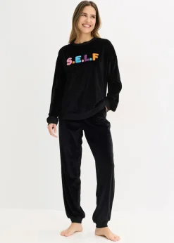 Damen bonprix Wäsche·Homewear|Wäsche·Nachtwäsche|Hausanzug aus Samt