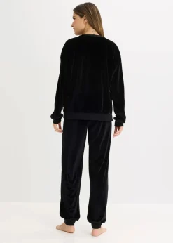 Damen bonprix Wäsche·Homewear|Wäsche·Nachtwäsche|Hausanzug aus Samt