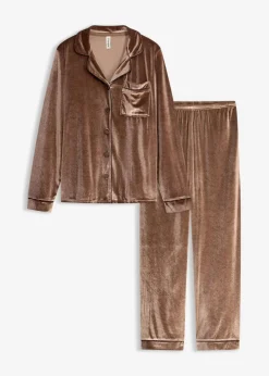 Damen bonprix Wäsche·Homewear|Wäsche·Nachtwäsche|Hausanzug aus Samt