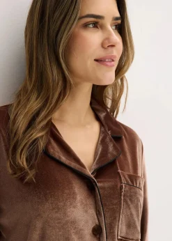 Damen bonprix Wäsche·Homewear|Wäsche·Nachtwäsche|Hausanzug aus Samt