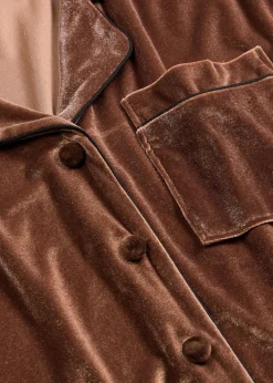 Damen bonprix Wäsche·Homewear|Wäsche·Nachtwäsche|Hausanzug aus Samt