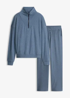 Damen bonprix Wäsche·Homewear|Wäsche·Nachtwäsche|Hausanzug aus softem Waffeljersey