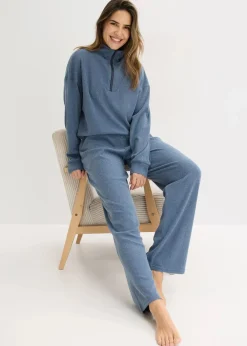 Damen bonprix Wäsche·Homewear|Wäsche·Nachtwäsche|Hausanzug aus softem Waffeljersey