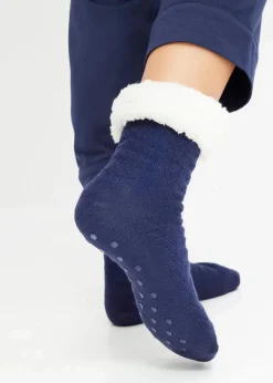 Outlet Haussocken mit Teddyfutter mit recyceltem Polyester (2er Pack) Damen Nachhaltigere Materialien|Socken & Strumpfhosen