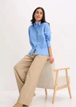 Damen bonprix Blusen & Tuniken|Bekleidung·Jacken & Mäntel|Hemdbluse