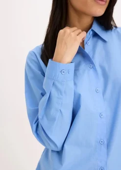 Damen bonprix Blusen & Tuniken|Bekleidung·Jacken & Mäntel|Hemdbluse