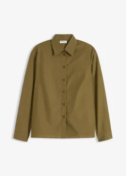 Damen bonprix Blusen & Tuniken|Bekleidung·Jacken & Mäntel|Hemdbluse