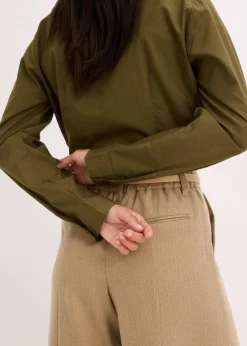 Damen bonprix Blusen & Tuniken|Bekleidung·Jacken & Mäntel|Hemdbluse