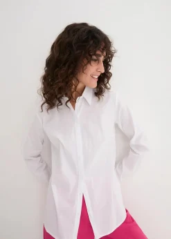 New Hemdbluse Damen Bekleidung·Jacken & Mäntel|Blusen & Tuniken
