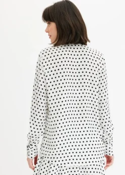 Damen bonprix Bekleidung·Jacken & Mäntel|Blusen & Tuniken|Hemdbluse aus feinem Satin