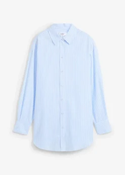 Damen bonprix Bekleidung·Jacken & Mäntel|Blusen & Tuniken|Hemdbluse aus reiner Baumwolle