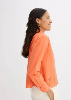 Damen bonprix Bekleidung·Jacken & Mäntel|Blusen & Tuniken|Hemdbluse aus reiner Baumwolle