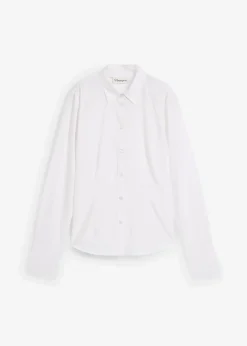 Clearance Hemdbluse mit Seidenanteil Damen Bekleidung·Jacken & Mäntel|Blusen & Tuniken