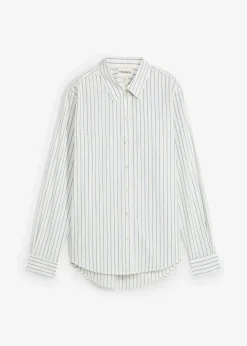 Damen bonprix Bekleidung·Jacken & Mäntel|Blusen & Tuniken|Hemdbluse mit Seidenanteil