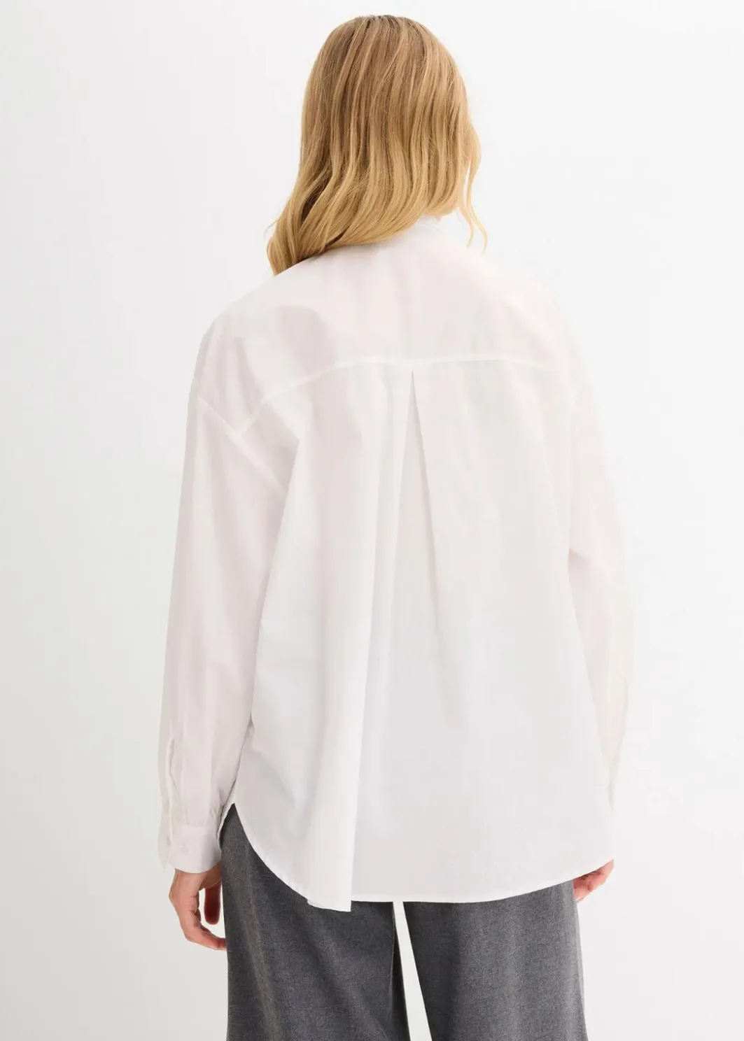 Discount Hemdbluse mit Strass-Applikation Damen Blusen & Tuniken