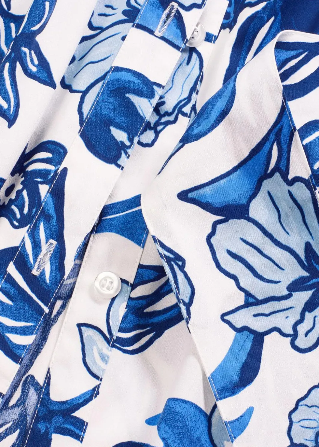 Damen bonprix Kleider|Hemdblusenkleid aus Baumwoll-Mix