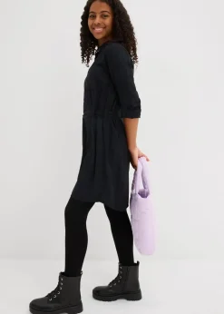 New Hemdblusenkleid aus fließender Viskose Kinder Mädchen 9-16 Jahre·Kleider & Jumpsuits