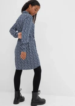 Online Hemdblusenkleid aus fließender Viskose Kinder Mädchen 9-16 Jahre·Kleider & Jumpsuits