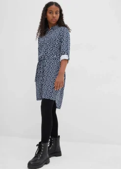Online Hemdblusenkleid aus fließender Viskose Kinder Mädchen 9-16 Jahre·Kleider & Jumpsuits