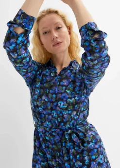 Clearance Hemdblusenkleid aus reiner Viskose Damen Bekleidung·Pullover & Strickjacken|Kleider