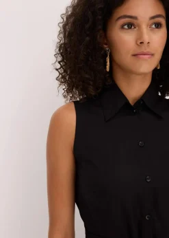 Damen bonprix Bekleidung·Pullover & Strickjacken|Kleider|Hemdblusenkleid aus Viskose