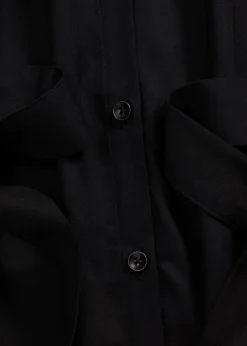 Damen bonprix Bekleidung·Pullover & Strickjacken|Kleider|Hemdblusenkleid aus Viskose