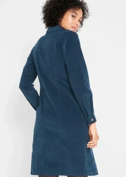 Best Hemdblusenkleid Cord, Stretch Damen Kleider|Bekleidung·Pullover & Strickjacken