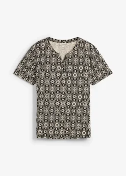 Outlet Henleyshirt aus reiner Baumwolle Herren Shirts & Polos|Große Größen