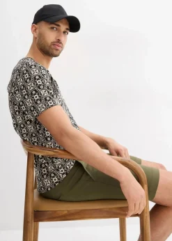 Outlet Henleyshirt aus reiner Baumwolle Herren Shirts & Polos|Große Größen