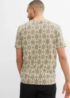 Herren bonprix Große Größen|Shirts & Polos|Henleyshirt aus reiner Baumwolle