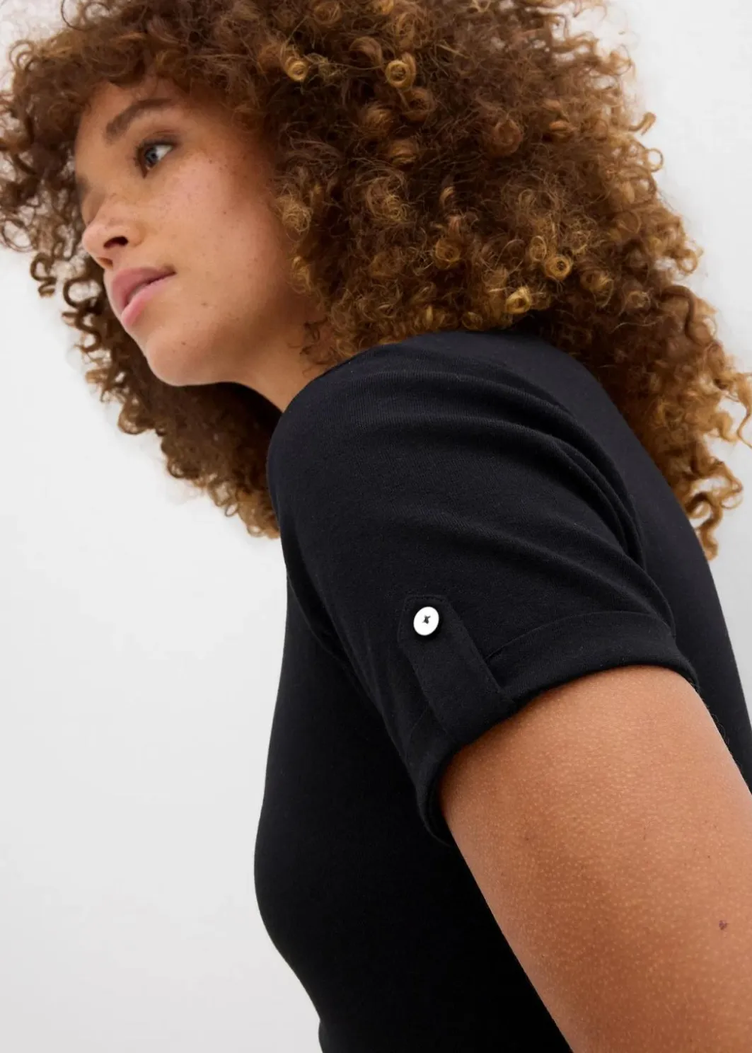 Sale Henleyshirt aus reiner Bio-Baumwolle Damen Nachhaltigere Materialien|Shirts & Tops